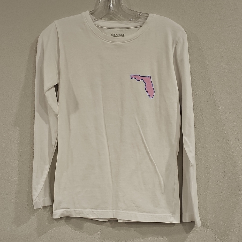 Margaritaville Cream Cotton Shirt